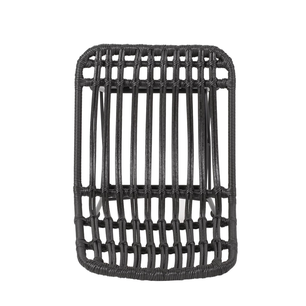 Outdoor Wicker Dining Chairs Set of 2 H462360
