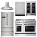 48 Dual Fuel Range, Range Hood, Refrigerator, Dishwasher, Wine Cooler P572938