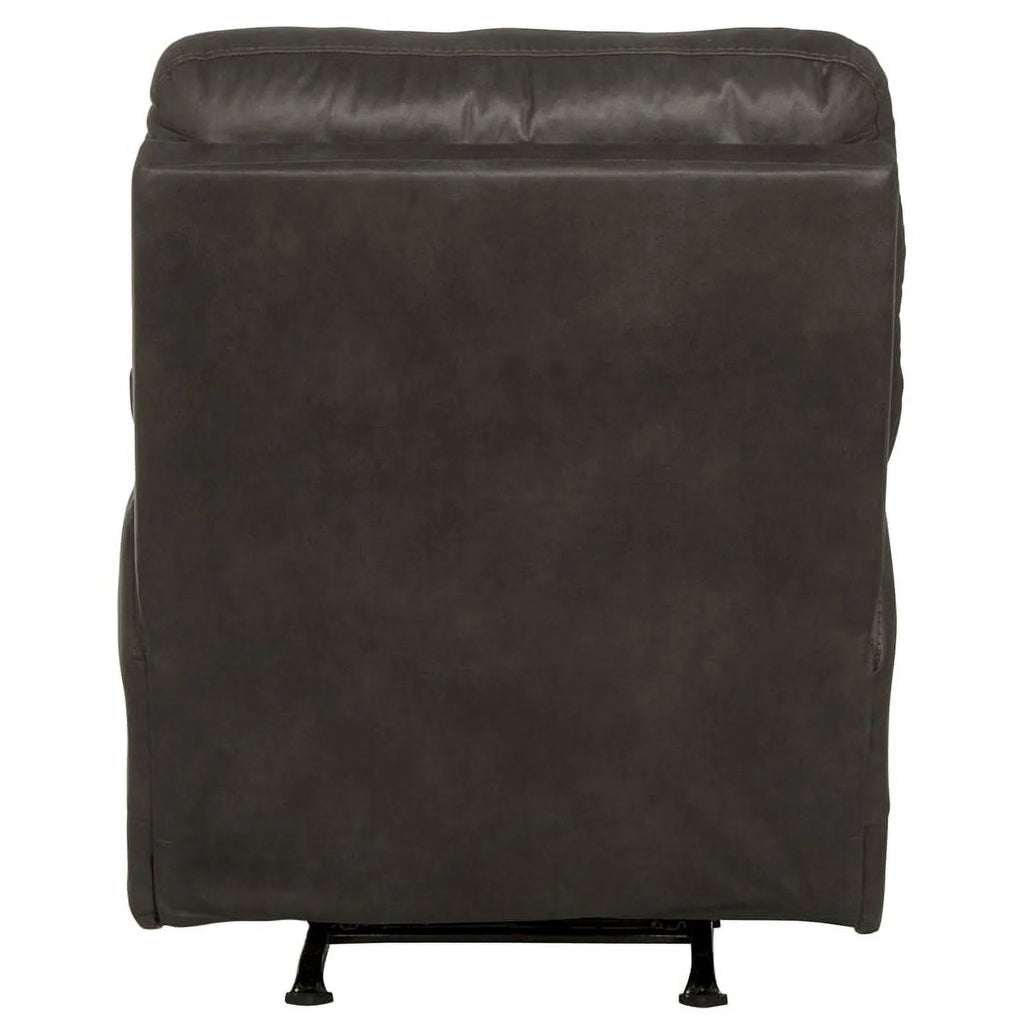 Gray Fabric Power Rocker Recliner with USB Charging Port B575