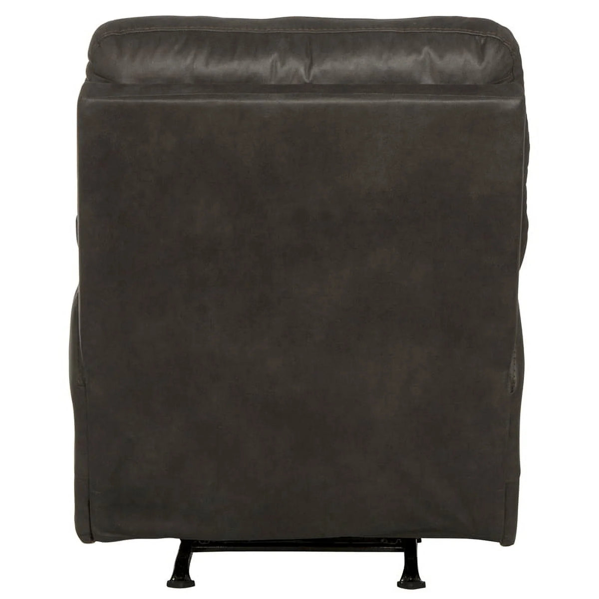 Gray Fabric Power Rocker Recliner with USB Charging Port B575