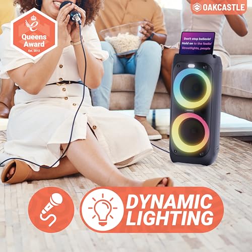 Portable Bluetooth Party Speaker with Wired Microphone X59495