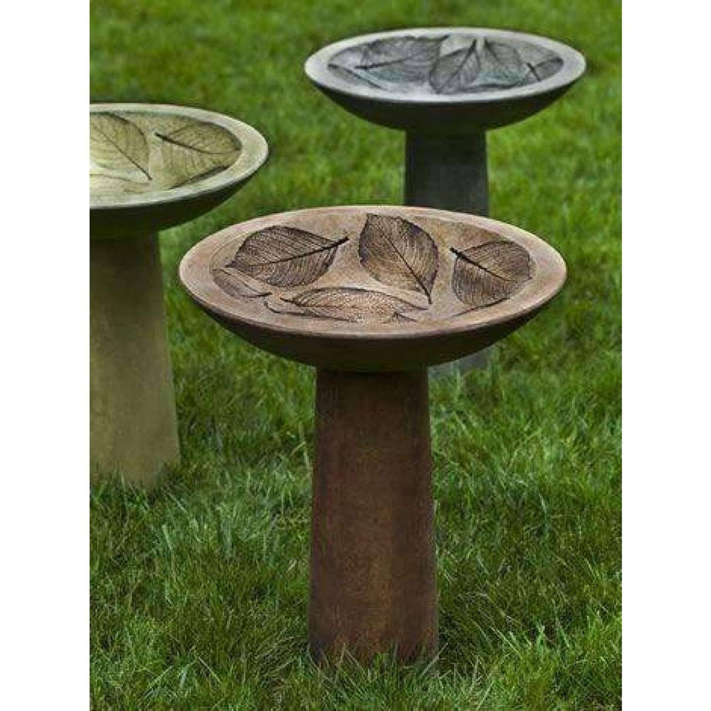 Hydrangea Leaf Birdbath Y228