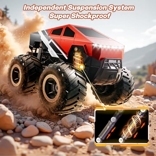 4WD Amphibious RC Off-Road Pick-up Truck 1:16 Scale Red T802