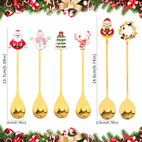 6 Pcs Stainless Steel Coffee Spoons N62388