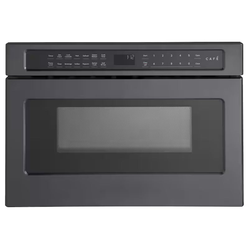 Built-In Microwave Drawer in Matte Black with Sensor Cooking D433412