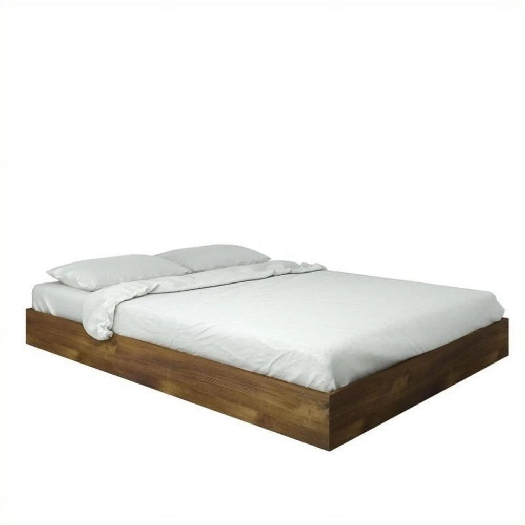 Contemporary Wood Queen Size Platform Bed H238306