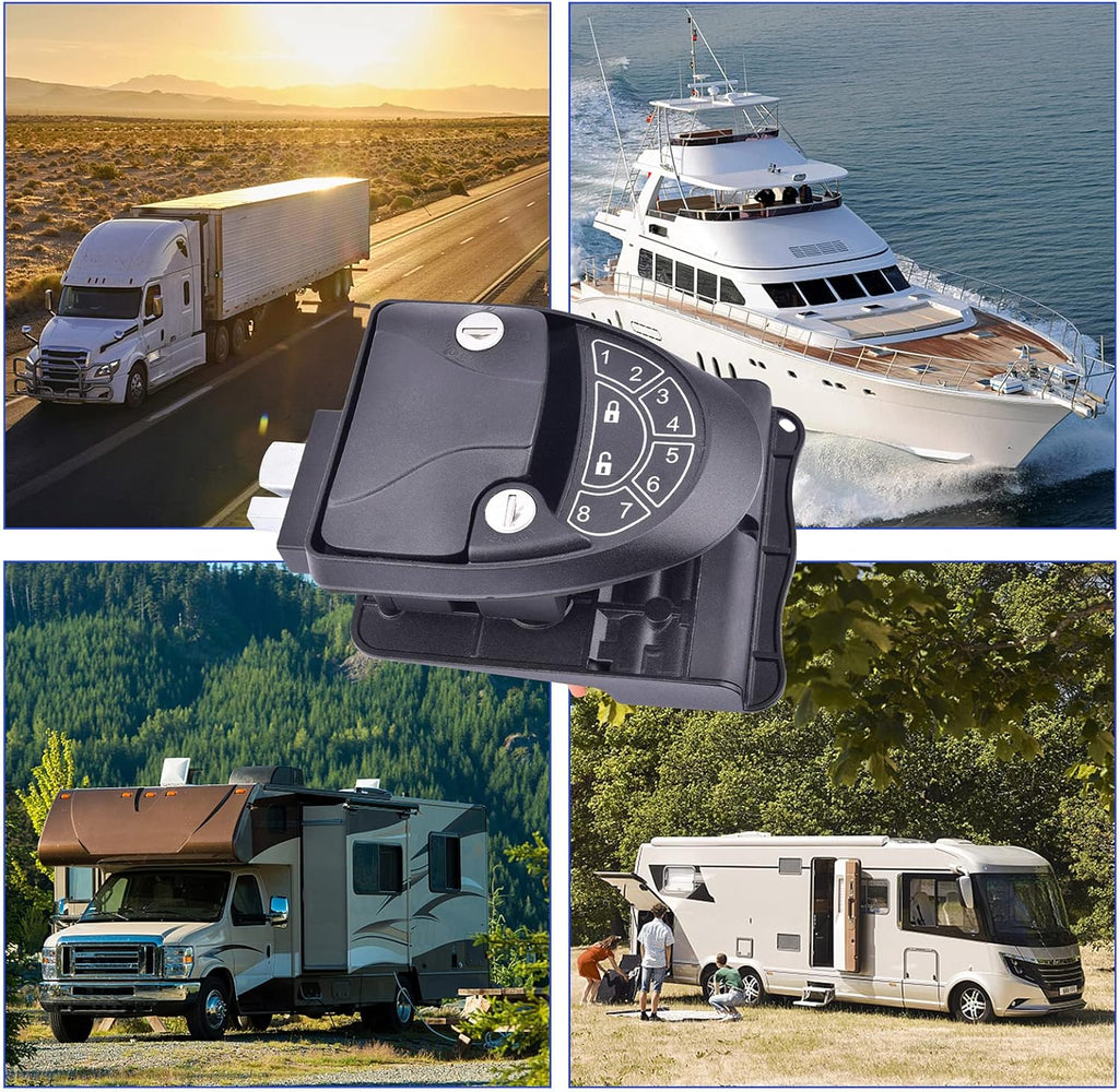RV Keyless Entry Door Lock with Backlit Keypad E504