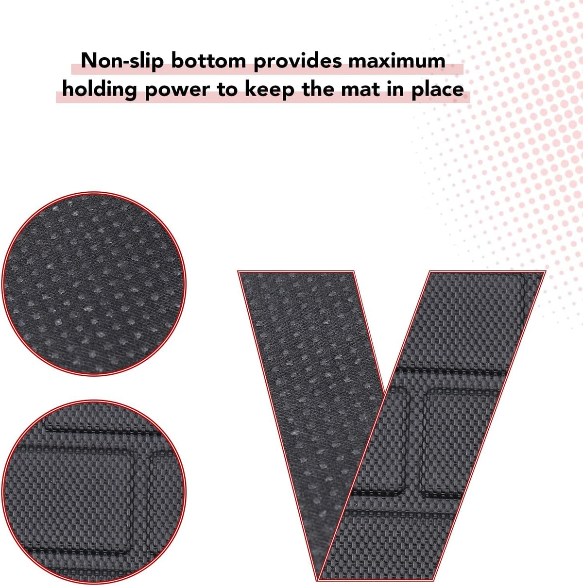 3D All-Weather Anti-Slip Waterproof Floor Liners Set U7250