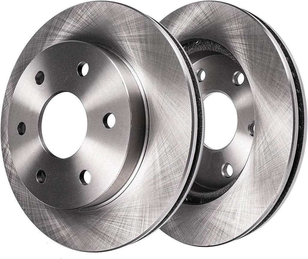 Front Rear Disc Rotors + Brake Pads 10pc Set K963371