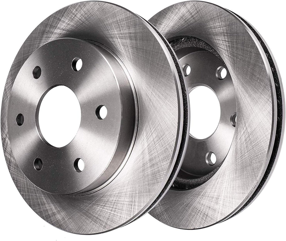 Front Rear Disc Rotors + Brake Pads 10pc Set K963371