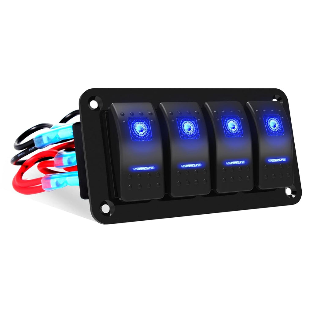 3 Gang Waterproof Aluminum Toggle Switch Panel V471789