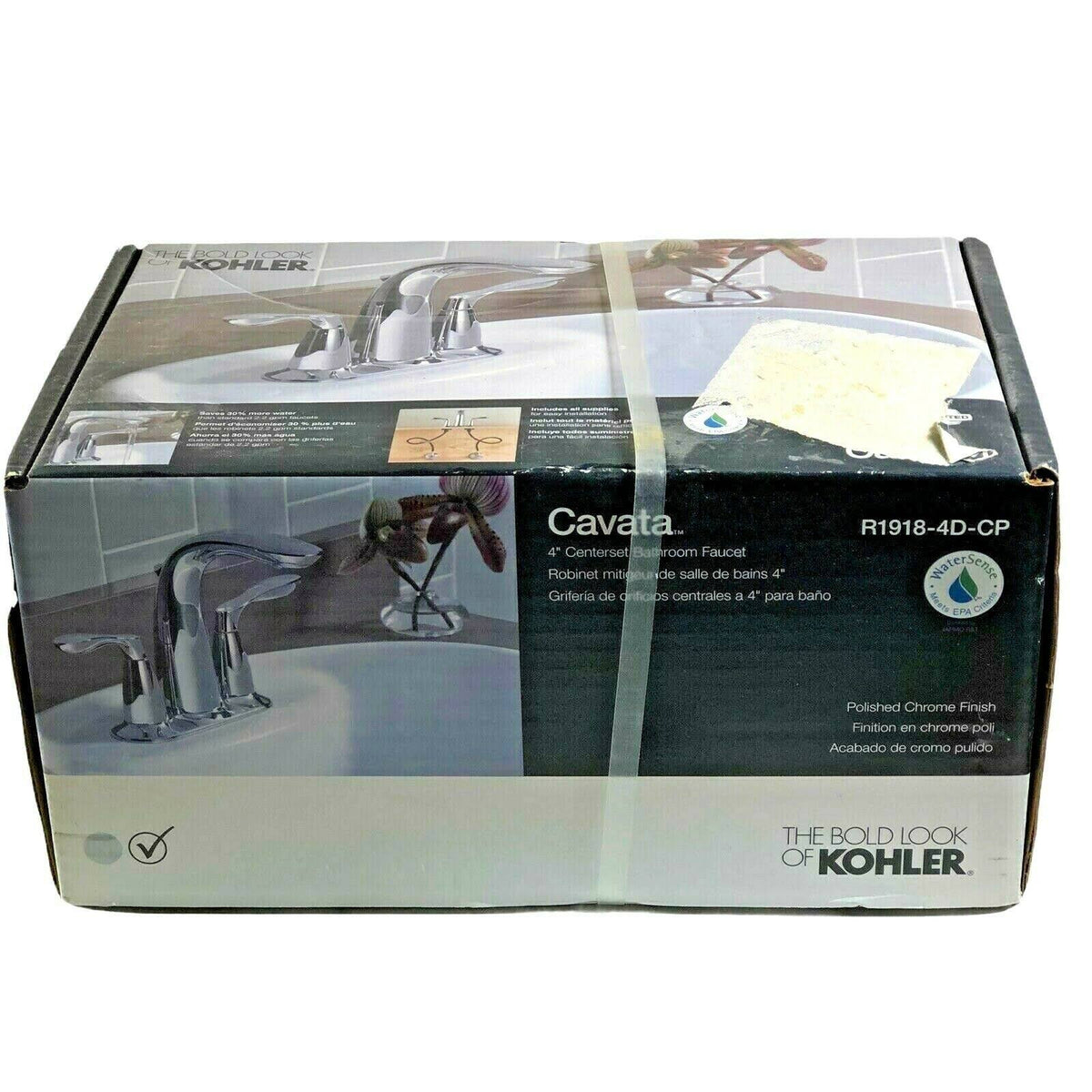 Centerset Bathroom Sink Faucet Polished Chrome N477