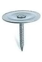 Electro Galvanized Metal Round Cap Roofing Nails 50 lb. X16843