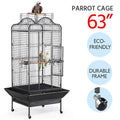 Extra Large Open Playtop Bird Cage Black K6609