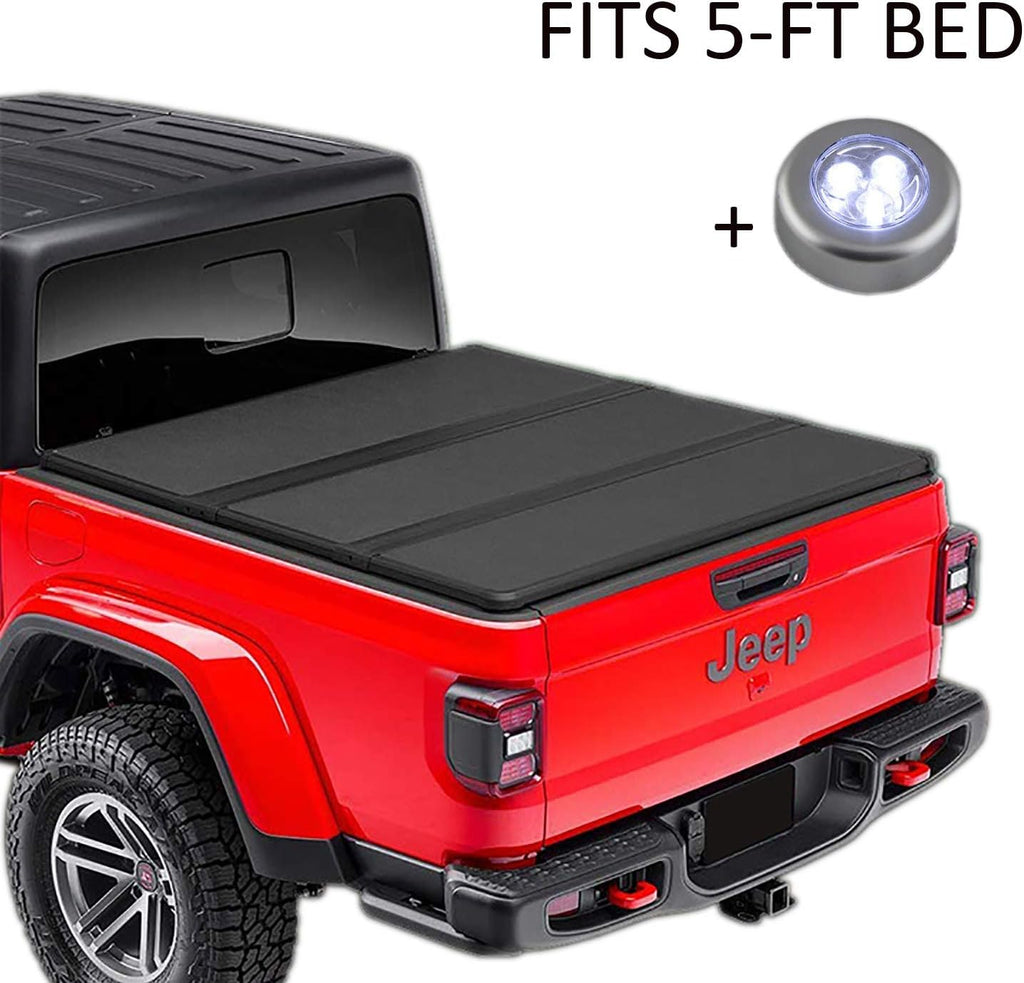 Hard Tri-Fold Truck Bed Tonneau Cover 5' Fleetside Waterproof G42929