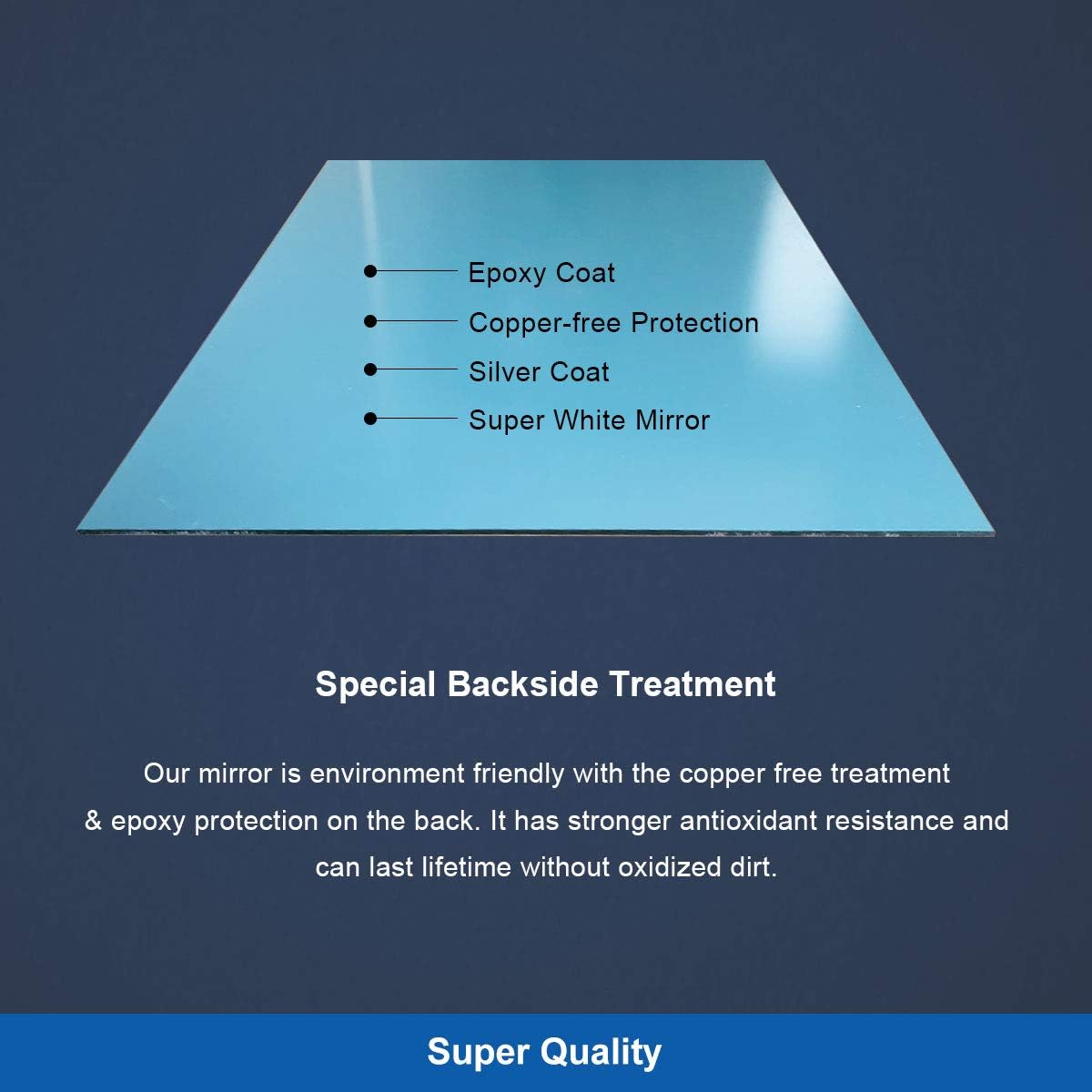 55 x 36 in Dimmable LED Bathroom Mirror with Bluetooth T8570