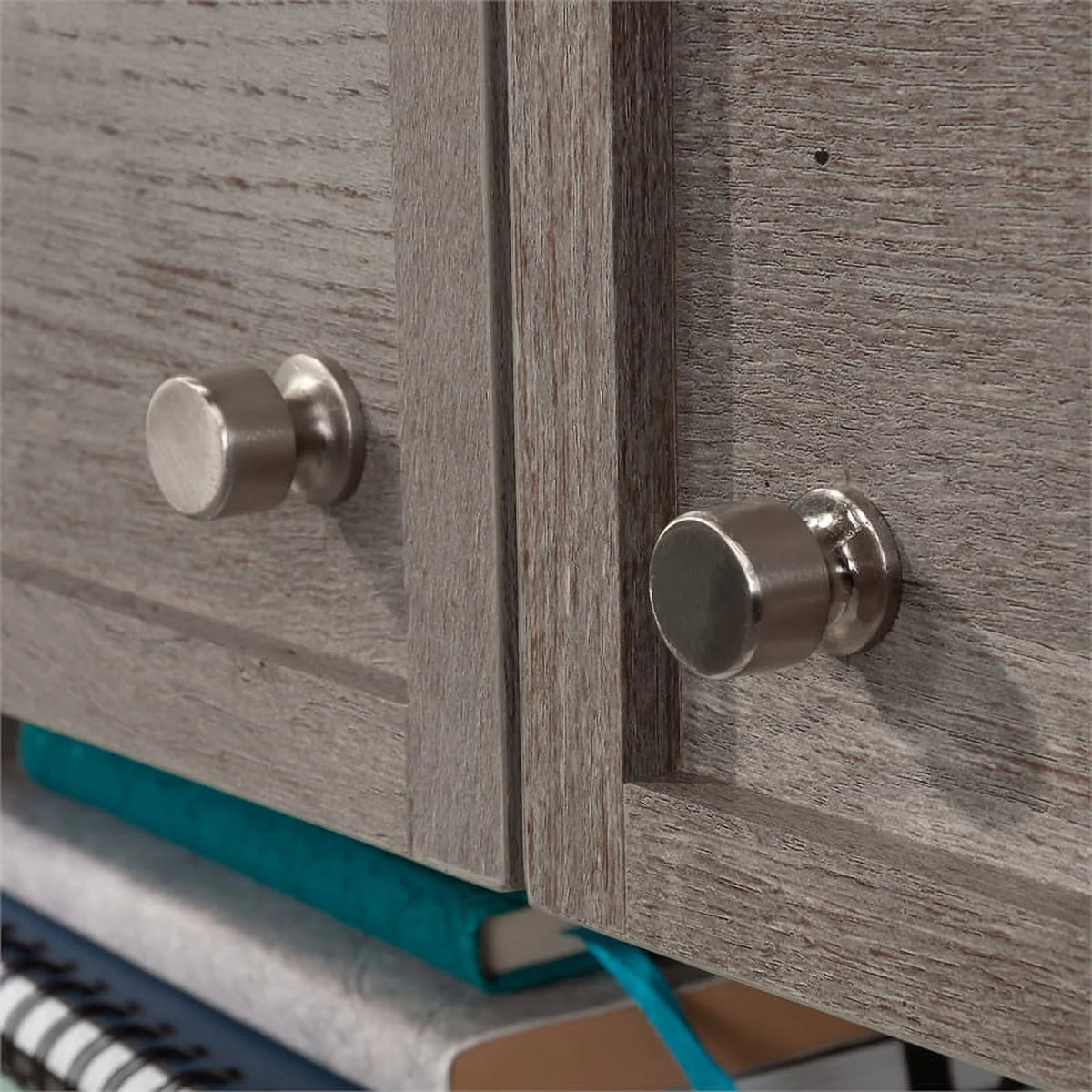 Engineered Wood Storage Hutch in Mystic Oak Finish I263199