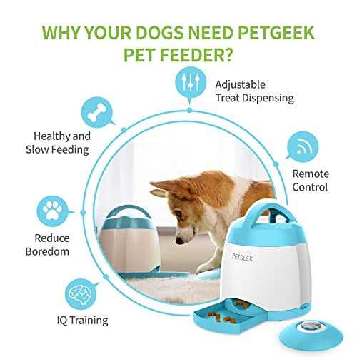 Automatic Pet Feeder Treat Dispenser Dog Toy K235215