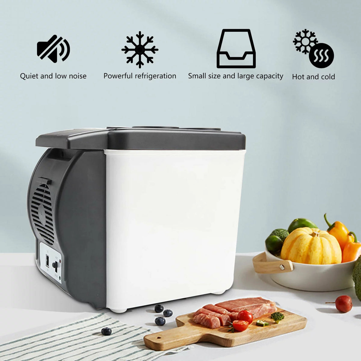 6L 12V Portable Car Refrigerator J640