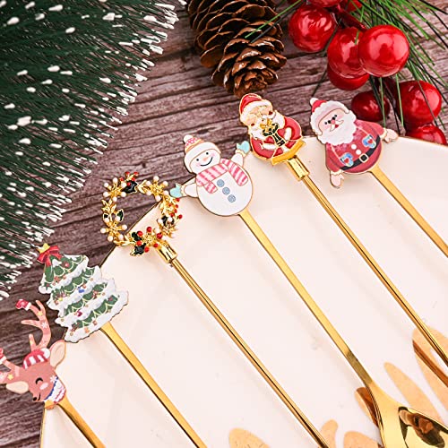 6 Pcs Stainless Steel Coffee Spoons N62388
