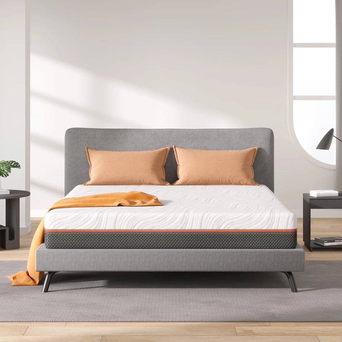 10" Gel Memory Foam Pocket Spring Queen Mattress L159580