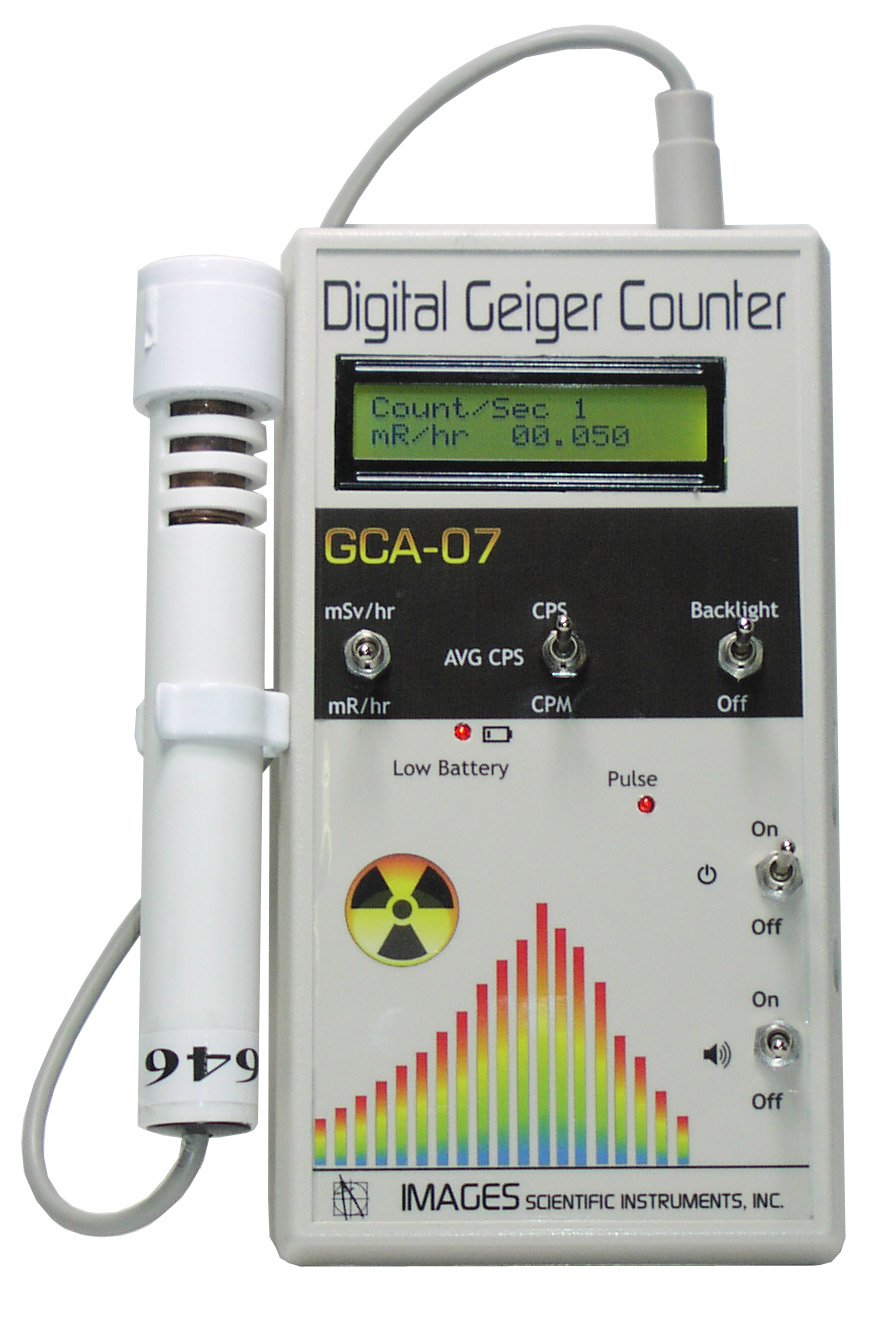 Digital Geiger Counter Radiation Monitor with External Wand I28185