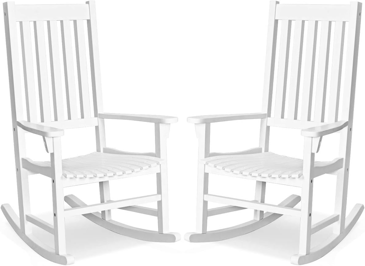 Black Acacia Wood Rocking Chair R52228