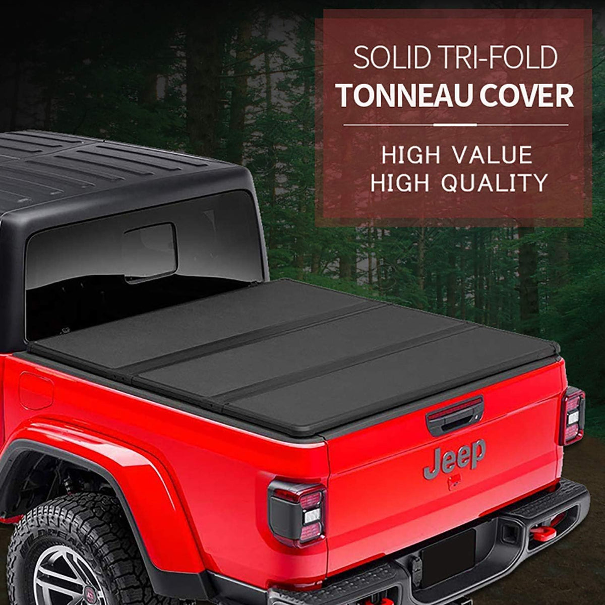Hard Tri-Fold Truck Bed Tonneau Cover 5' Fleetside Waterproof G42929