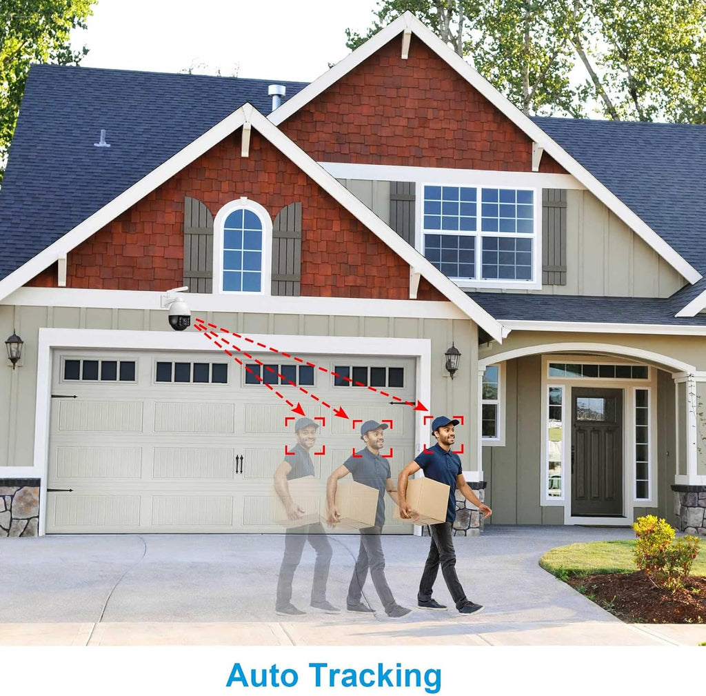 5MP 40x Zoom Auto-Track Rotation Wireless Security Camera I8444