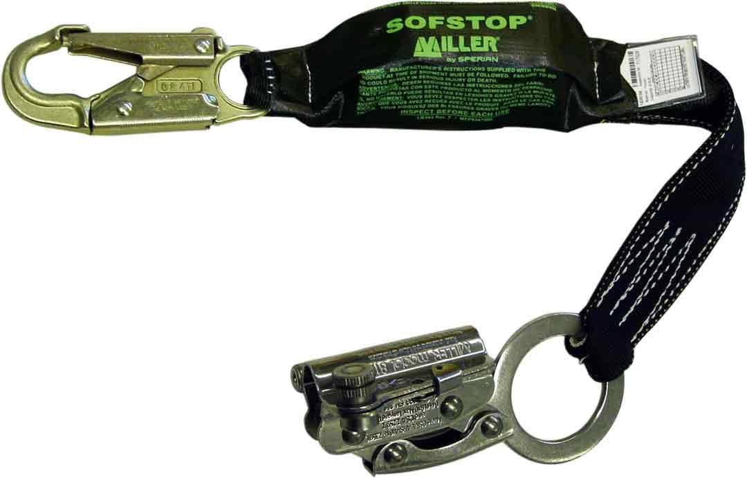 Yellow Stainless Steel Manual Cable & Rope Grab J575064