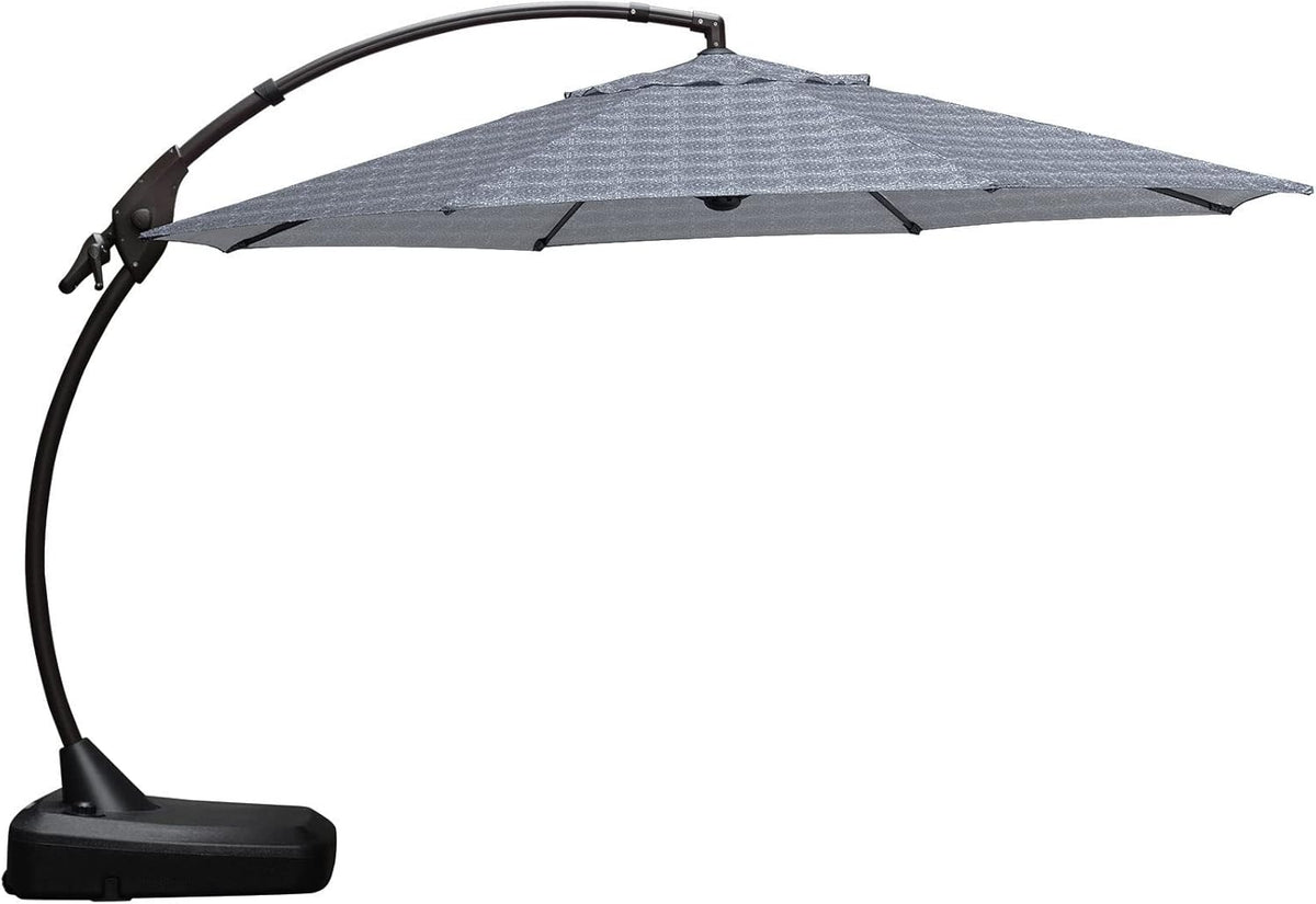 12 FT Aluminum Offset Cantilever Umbrella with Base G317425