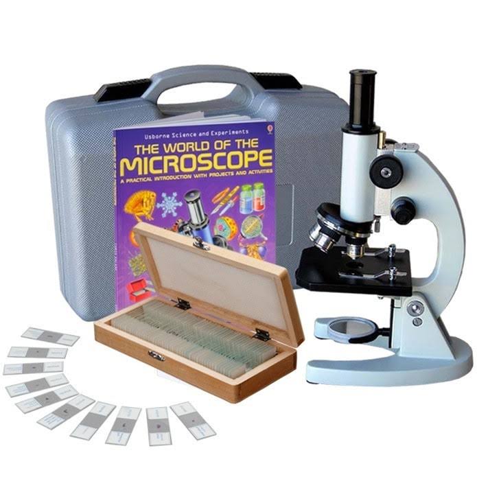 40X-1000X Metal Frame Student Microscope with ABS Case Z777770