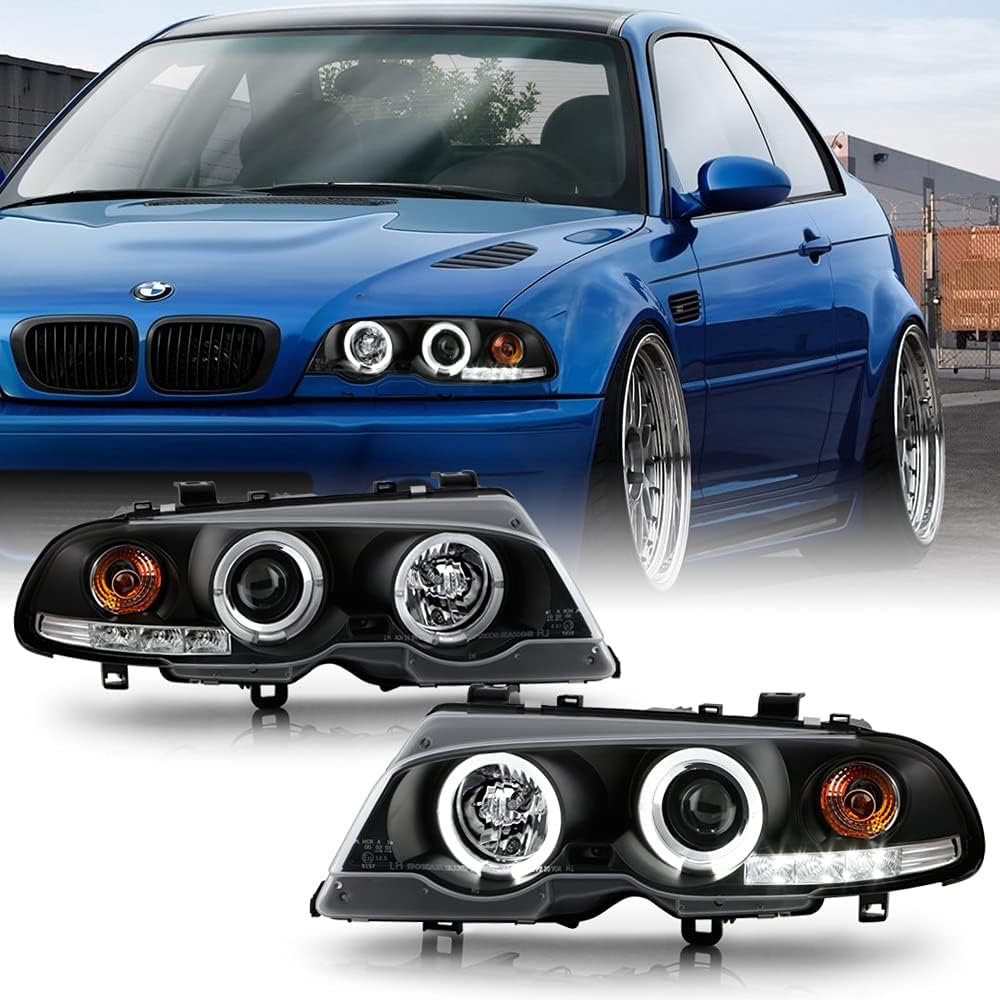 Black Projector Headlight Assembly K615