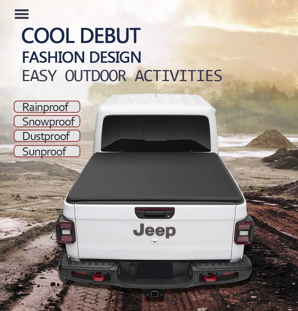 Hard Tri-Fold Truck Bed Tonneau Cover 5' Fleetside Waterproof G42929