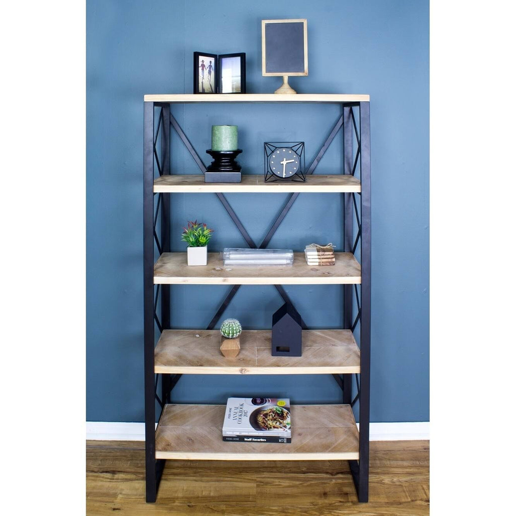 5 Shelf Standard Bookcase V80872