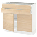 White Base Cabinet with 2 Doors and 2 Drawers J512