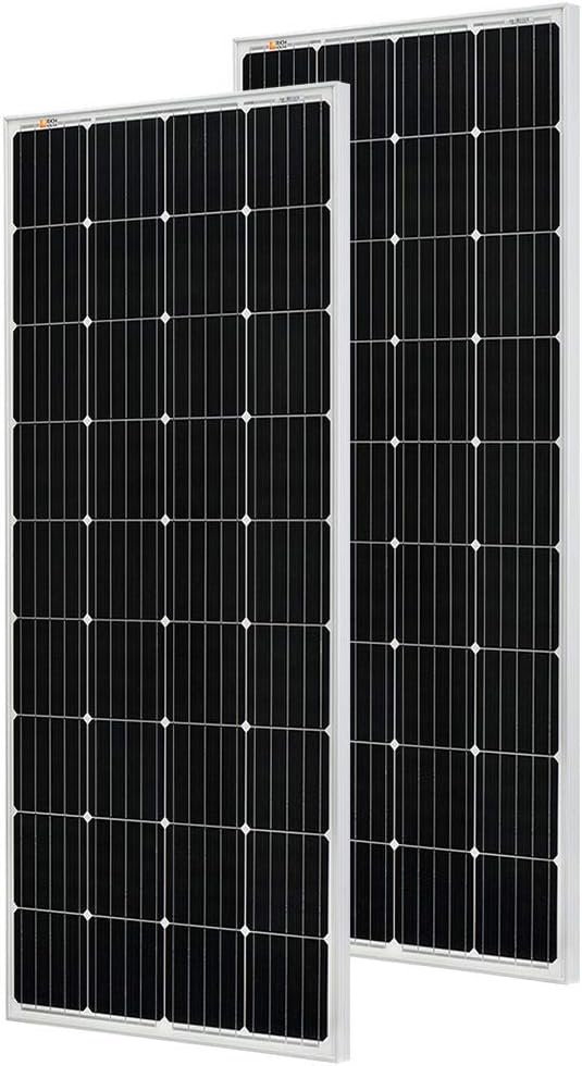 400 Watt 12 Volt 2 Pcs 200W Solar Panel Charge Controller Mounting Brackets Kit M8186