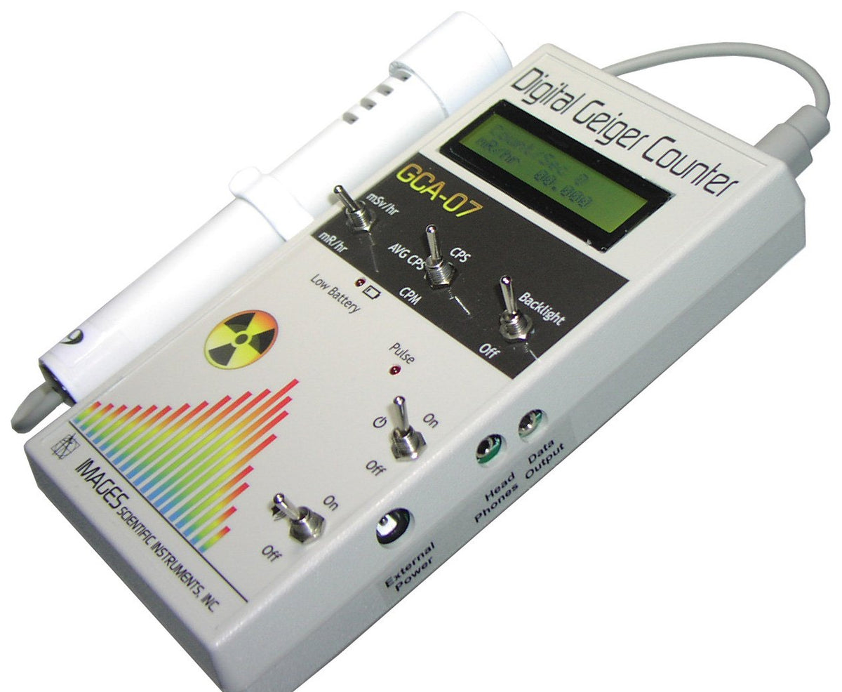 Digital Geiger Counter Radiation Monitor with External Wand I28185