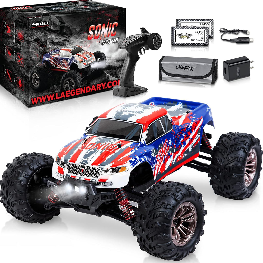 Off Road Remote Control Car 4x4 Truck 1:16 Scale Black Yellow Z453890