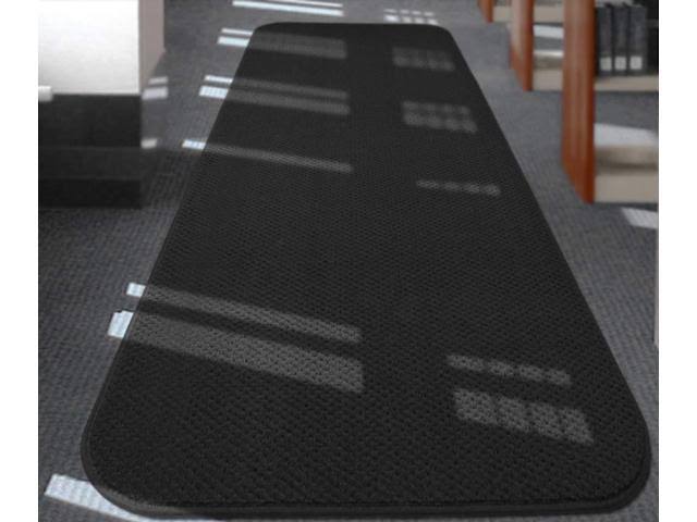Skid-Resistant Carpet Runner Black 24 ft. x 27 in. C7140
