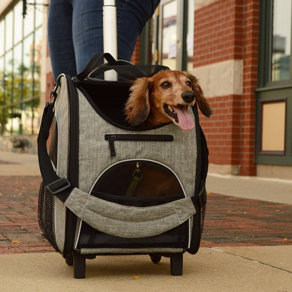 Rolling Pet Carrier Grey U877