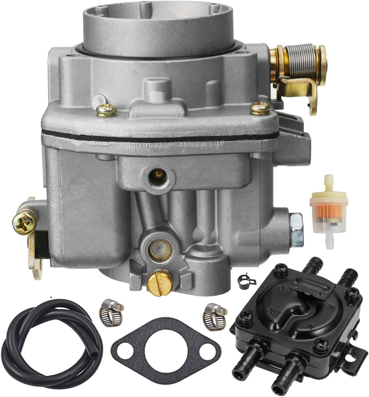 Carburetor Carb Kit with Vacuum Fuel Pump Pack of 2 A312