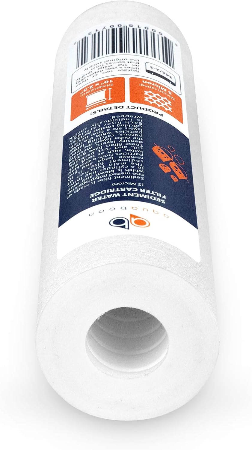 Set of 20 Sediment Carbon 5 Micron 10 inch Water Filter Cartridges P825