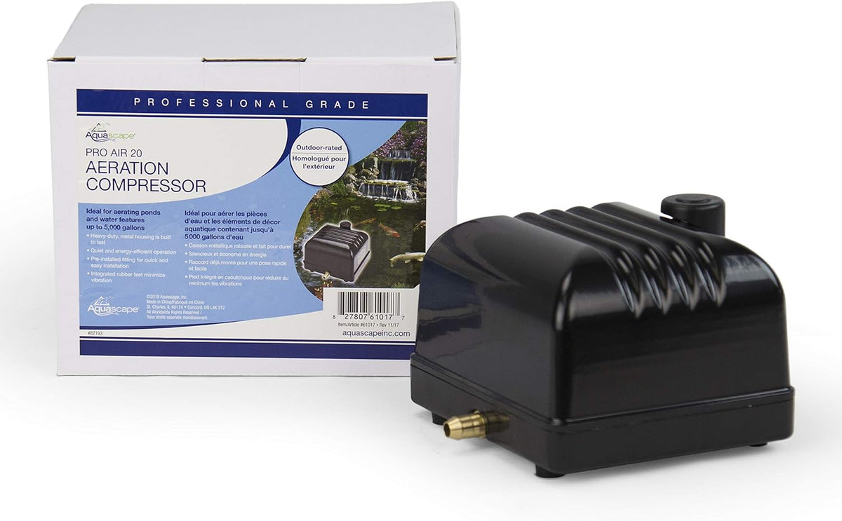 Pond Aerator and Aeration Kit with Tubing and Diffusers T72948