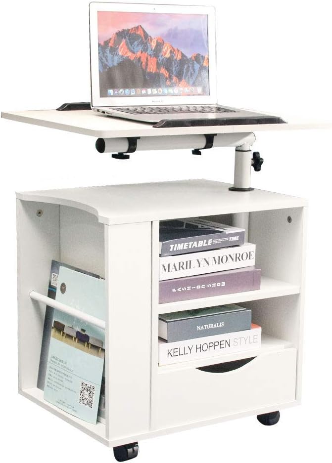 Black Wooden Nightstand with Drawers U7125