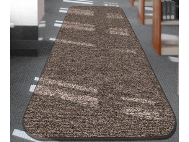 Skid-Resistant Carpet Runner Pebble Gray 16 ft. x 36 in. O83009