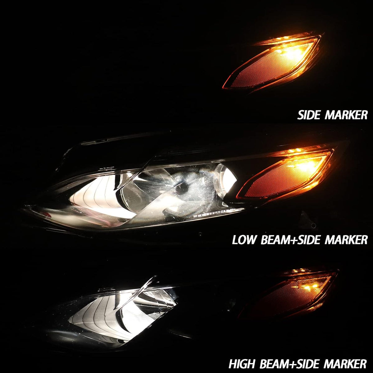 Headlights Assembly Driver Side Plastic Housing Polycarbonate Lens Y796933
