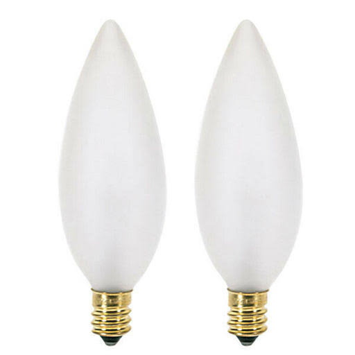 25W 120V Frosted E14 Incandescent Bulbs Y71188