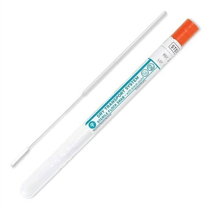 Sterile HydraFlock Swab with Transport Tube, Ultrafine Tip, 500/Case Q35354