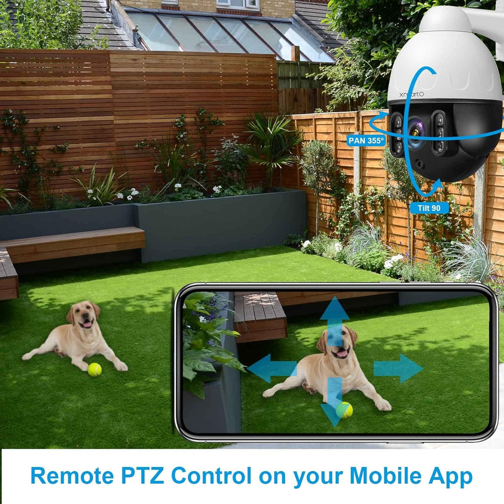5MP 40x Zoom Auto-Track Rotation Wireless Security Camera I8444